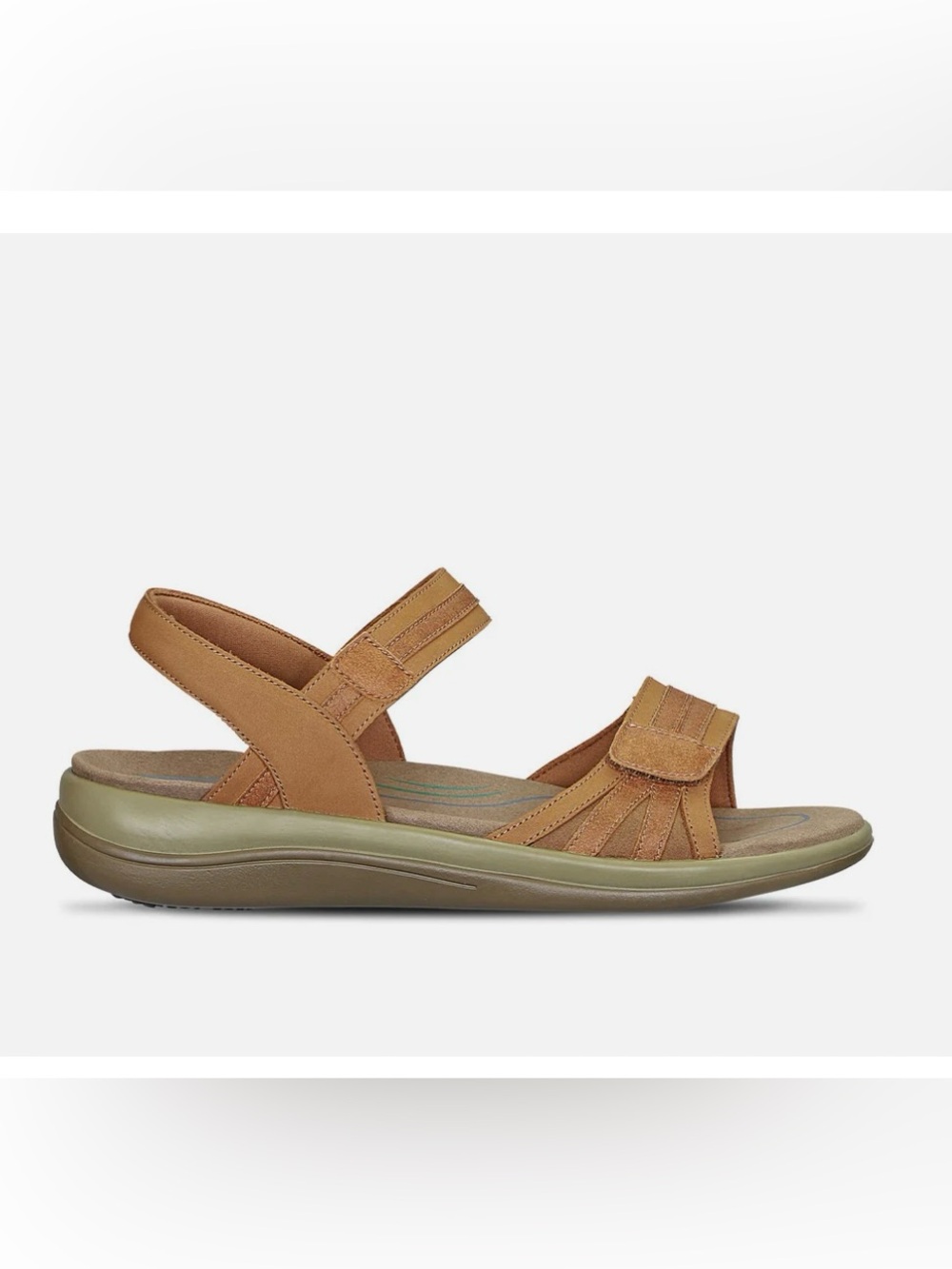 Orthofeet Paloma Camel Leather Sandals